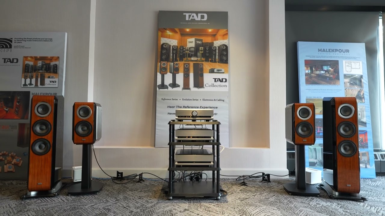 TAD(Technical Audio Devices) CE1TX, C1000, DA1000TX,  M1000 - Montreal Audiofest 2024