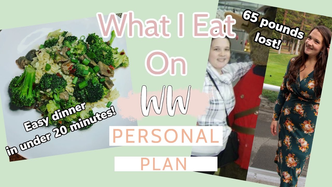 WEIGHT WATCHERS PERSONAL PLAN -  WHAT I EAT IN A DAY FOR WEIGHT LOSS - EASY DINNER UNDER 20 MINUTES!