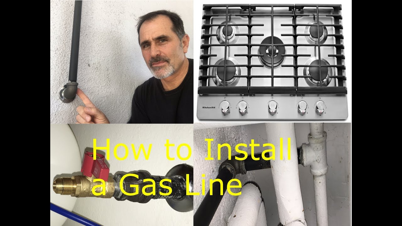 How to Install a Gas Pipe Line to a Stove  - James W