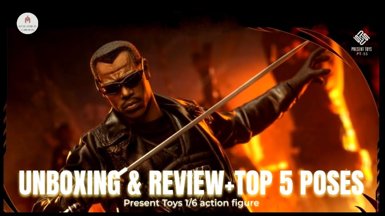 Blade 2 1/6 Scale Figure Present Toys Unboxing & Review + Top 5 Poses