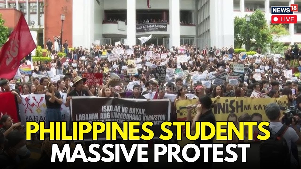 LIVE | Students Protest Massive Corruption in Flood Projects | Manila Demonstration Philippines N18G
