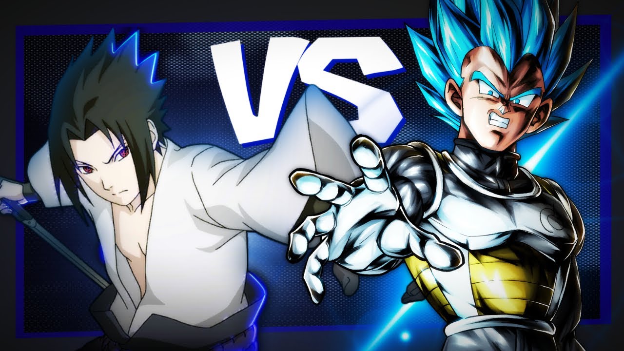 SASUKE VS VEGETA É UMA LUTA JUSTA! (mas com status igualados)