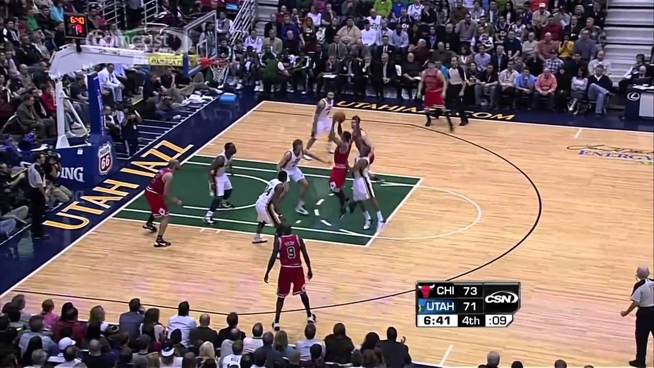 Derrick Rose Highlights vs Utah Jazz 2/9 720p HD