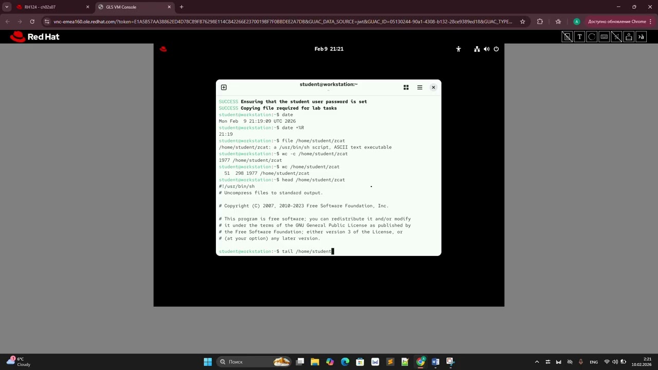 Section 2 7 Lab Access the Command Line