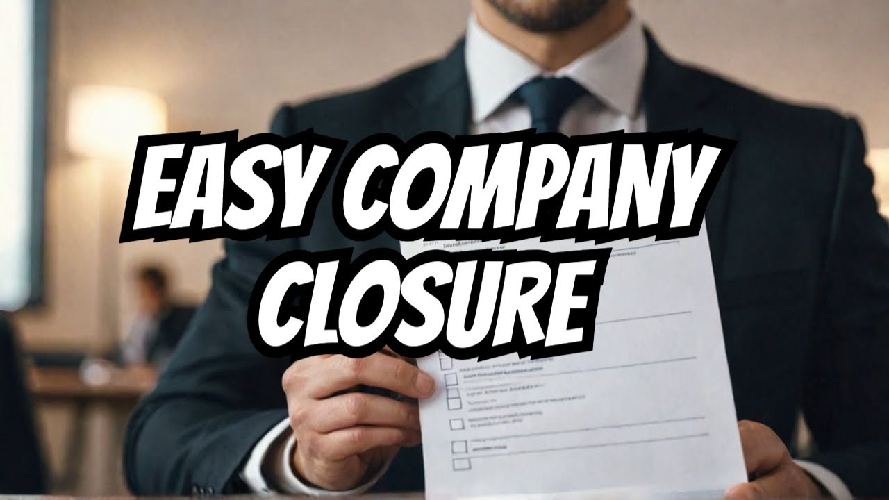 You Won't Believe The EASY Way To Handle Company Closure Under Companies Act 2013