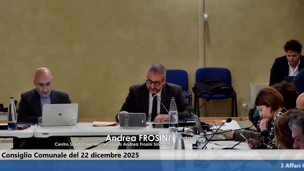 Consiglio Comunale 22 dicembre 2025