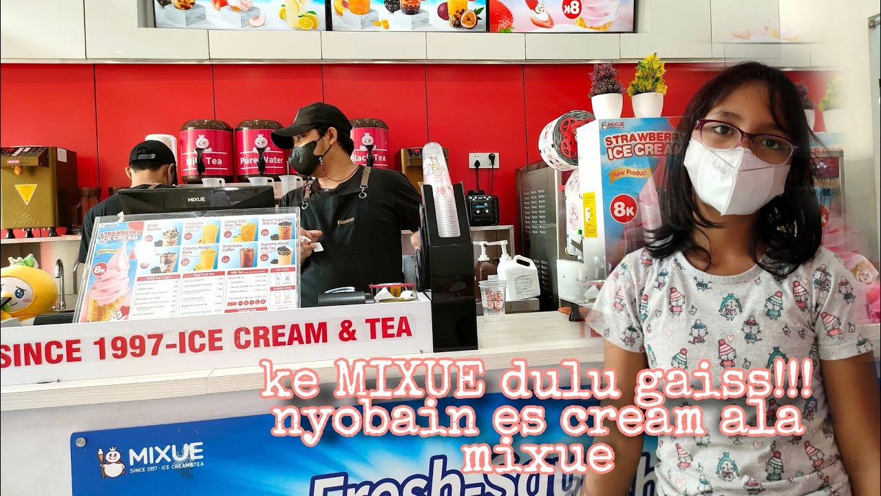 MIXUE SERANG [nyobain es cream ala mixue serang] #escream #mixue  #serang