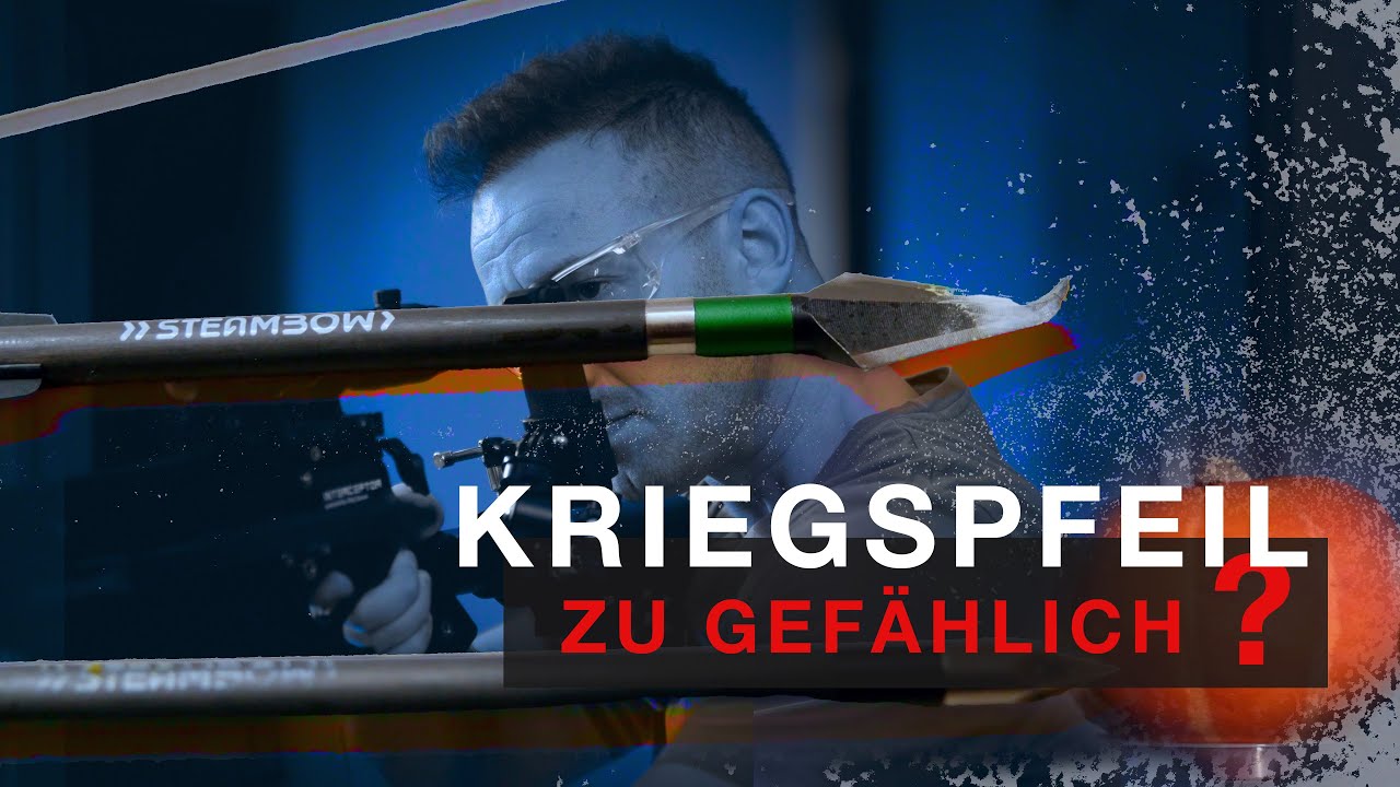 Kürbisschießen geht schief! 35 Lbs Steambow AR6 Stinger  vs 80 Lbs Mey Interceptor!  14 € Wurfarm?
