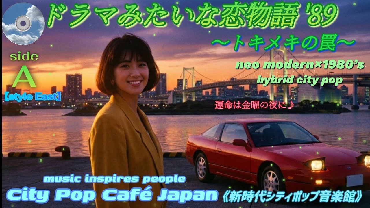 ドラマみたいな恋物語 '89 〜トキメキの罠〜side A【バブル絶頂期シリーズ第三弾！】《neo modern × 1980’s hybrid city pop♪新時代シティポップ音楽館》