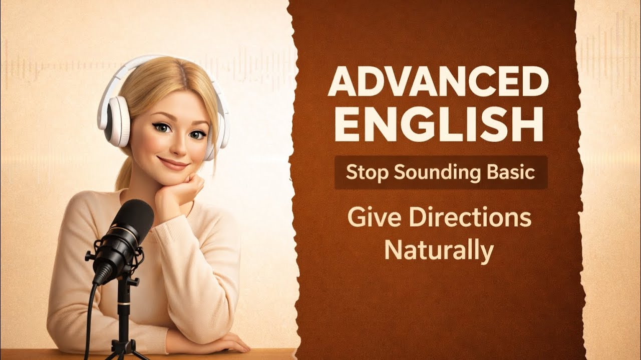 How to Give Directions in English Fluently (Advanced Level) | Speak Like a Native