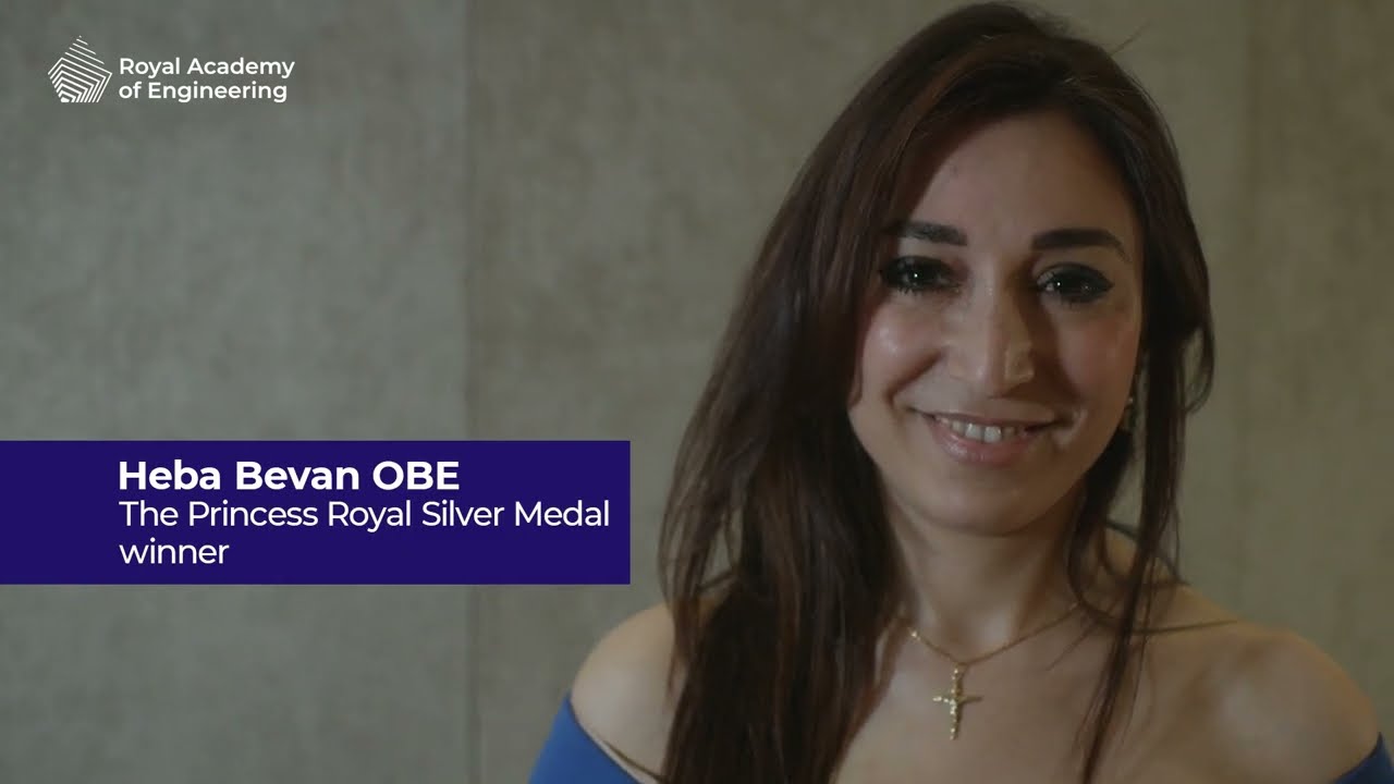 Heba Bevan OBE - 2022 Princess Royal Silver Medal winner