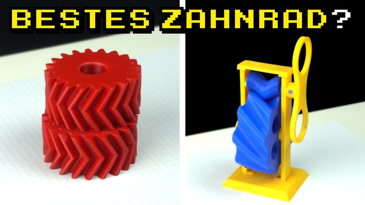 Welche 3D-gedruckten Zahnräder funktionieren am besten?