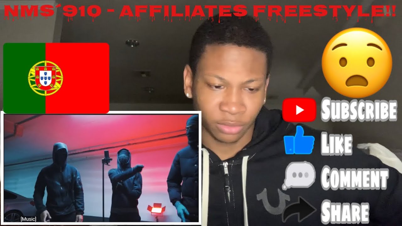 AMERICAN REACTION TO PORTUGUESE DRILL NMS´910 - Affiliates Freestyle [S1.E9] | @dir.nomad
