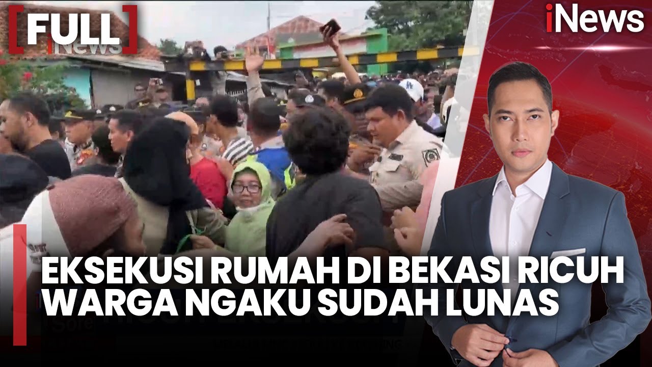 Ricuh Eksekusi Rumah di Bekasi, Warga Saling Dorong dengan Petugas |FULL iNews Sore (07/01)