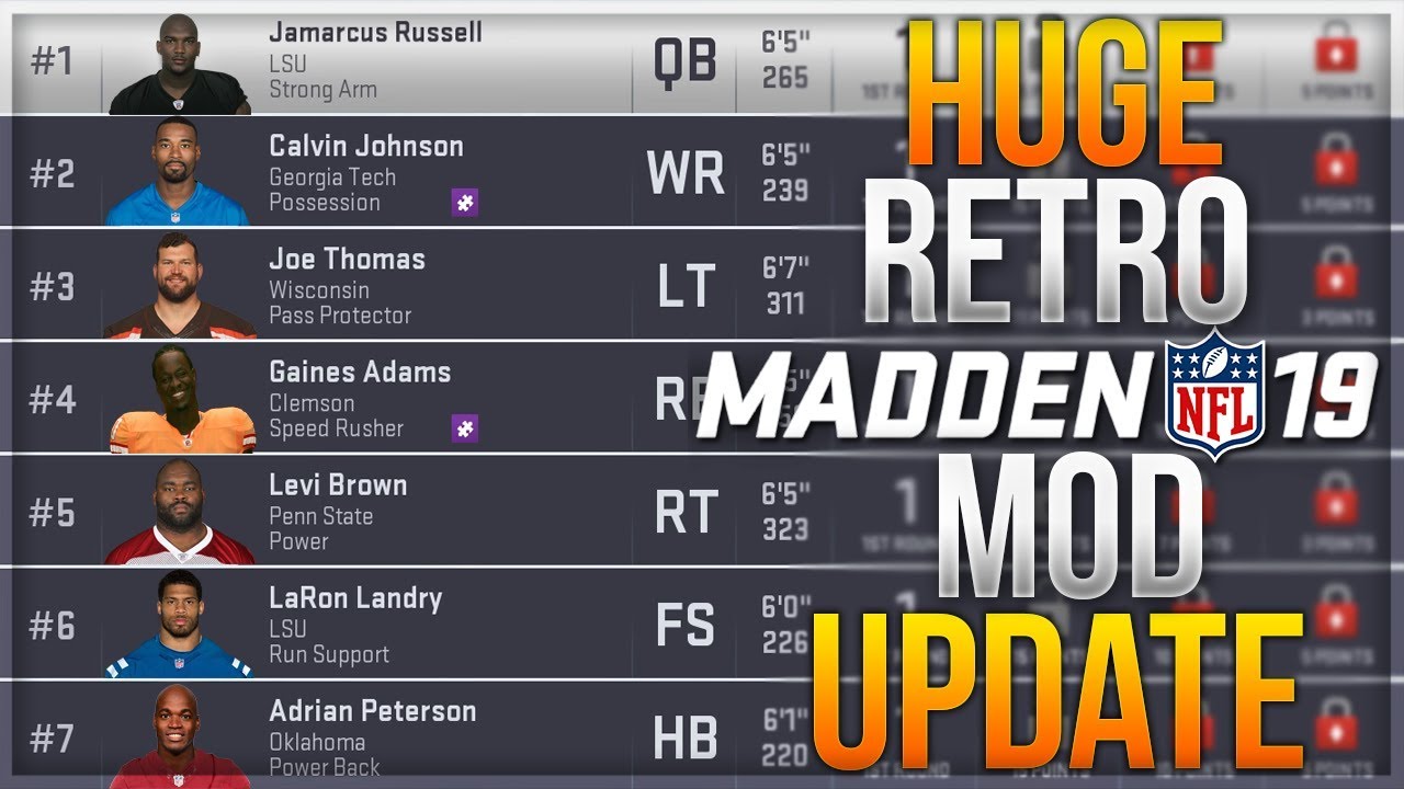 The Mod That Saved Madden 19 Got EVEN BETTER -- *HUGE* Retro Mod Update + Sim Fix
