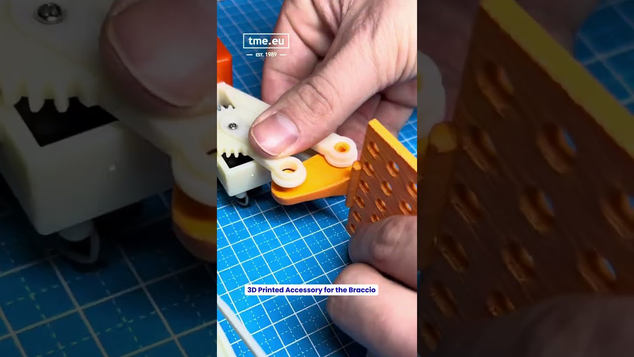 Multi-Purpose 3D Printed Add On for the Braccio Robot Arm #arduino #robot #electronics #engineering