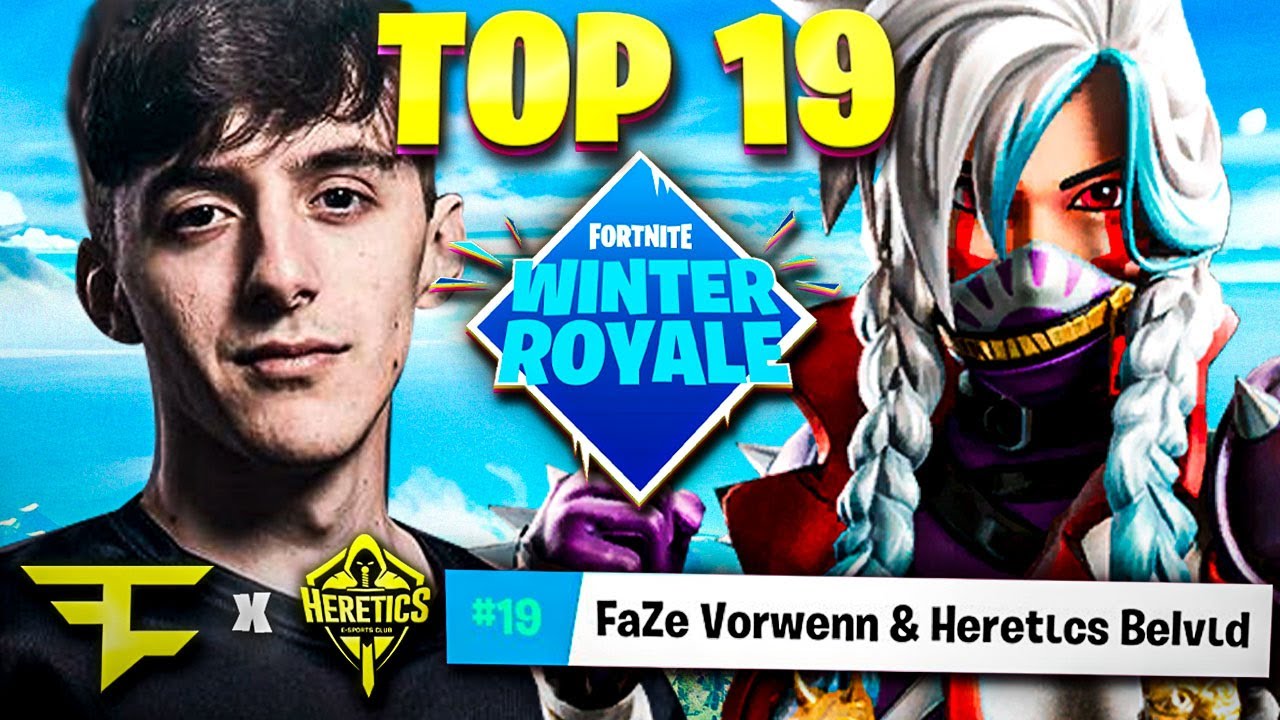 FORTNITE WINTER ROYALE TOP 19 DIA 1 Con VorwenN (2600$)