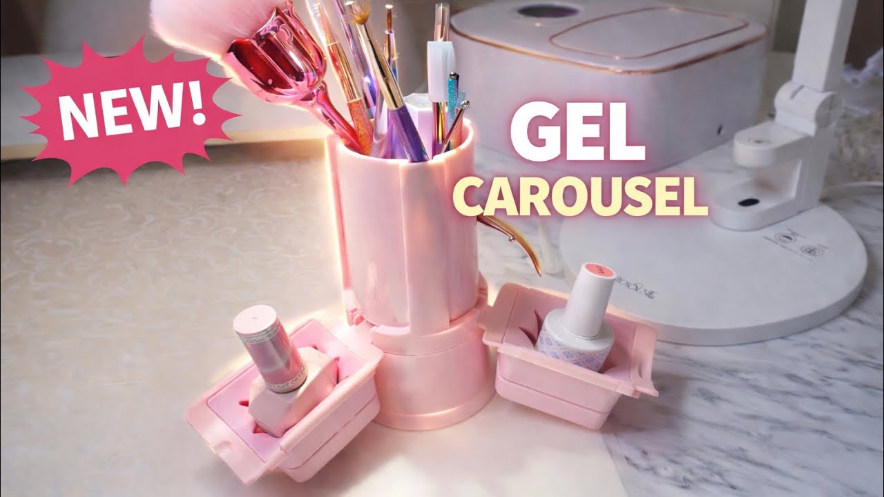NEW MelodySusie Gel Carousel / Rotatable Nail Art DIY Station
