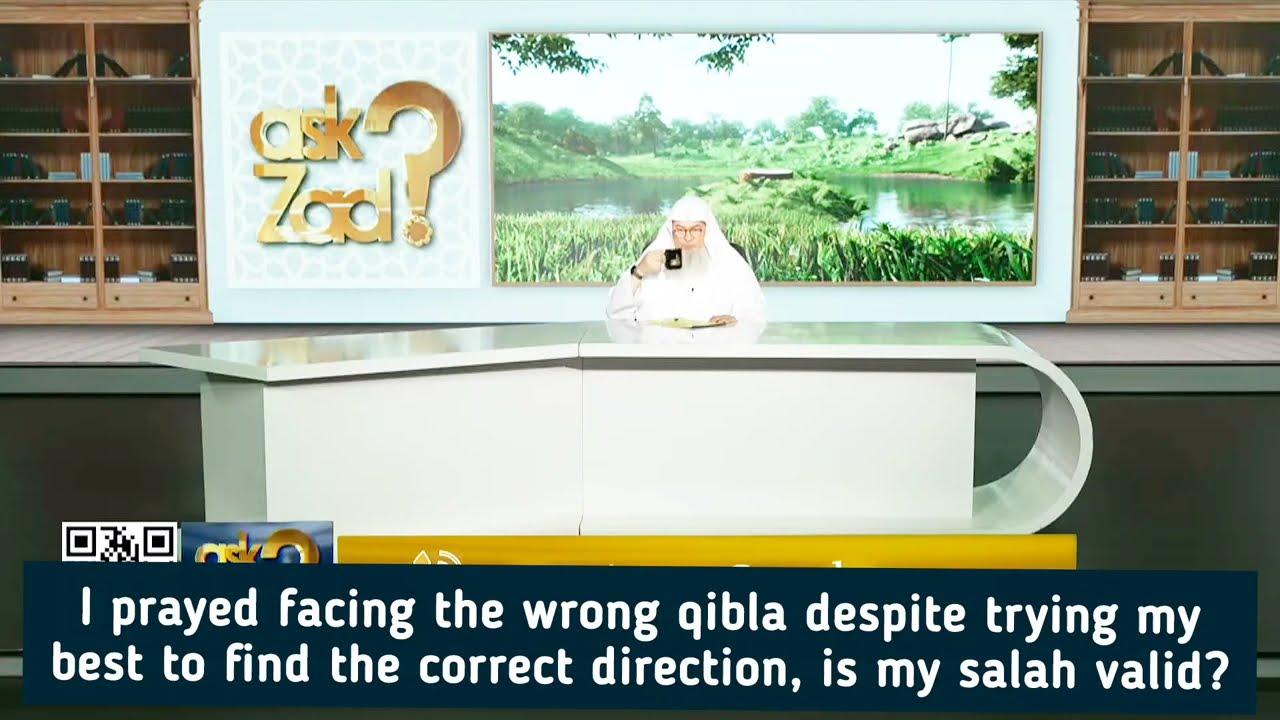 Prayed facing wrong Qibla despite trying best to find correct direction Salah valid? assim al hakeem
