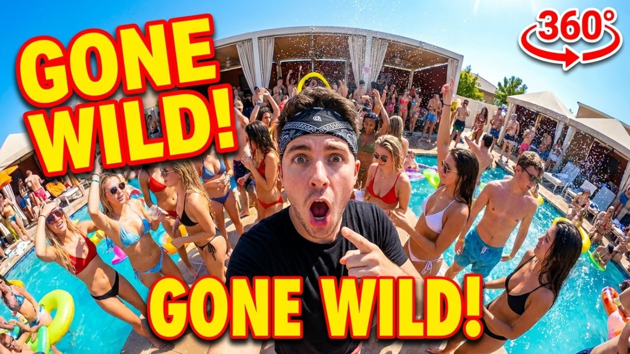 Wet N' Wild Waterpark Spring Breakers Pool Party INSANE