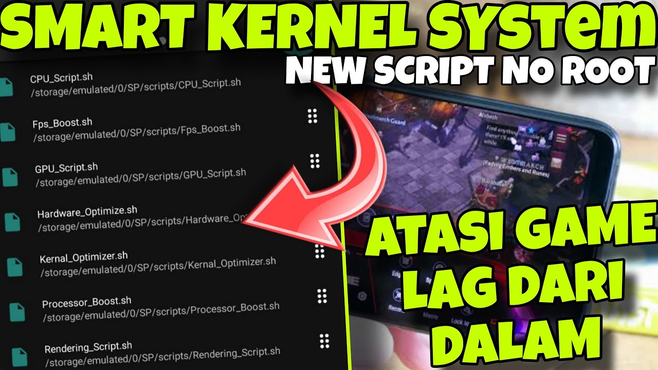 🔥 SMART KERNEL SYSTEM NO ROOT – FIX LAG GAME DARI DALAM! FPS NAIK HINGGA 120! 🔥