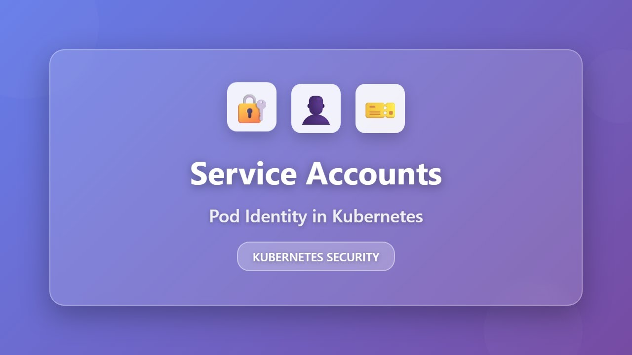 Kubernetes Service Accounts Explained: Pod Identity & Authentication Tutorial