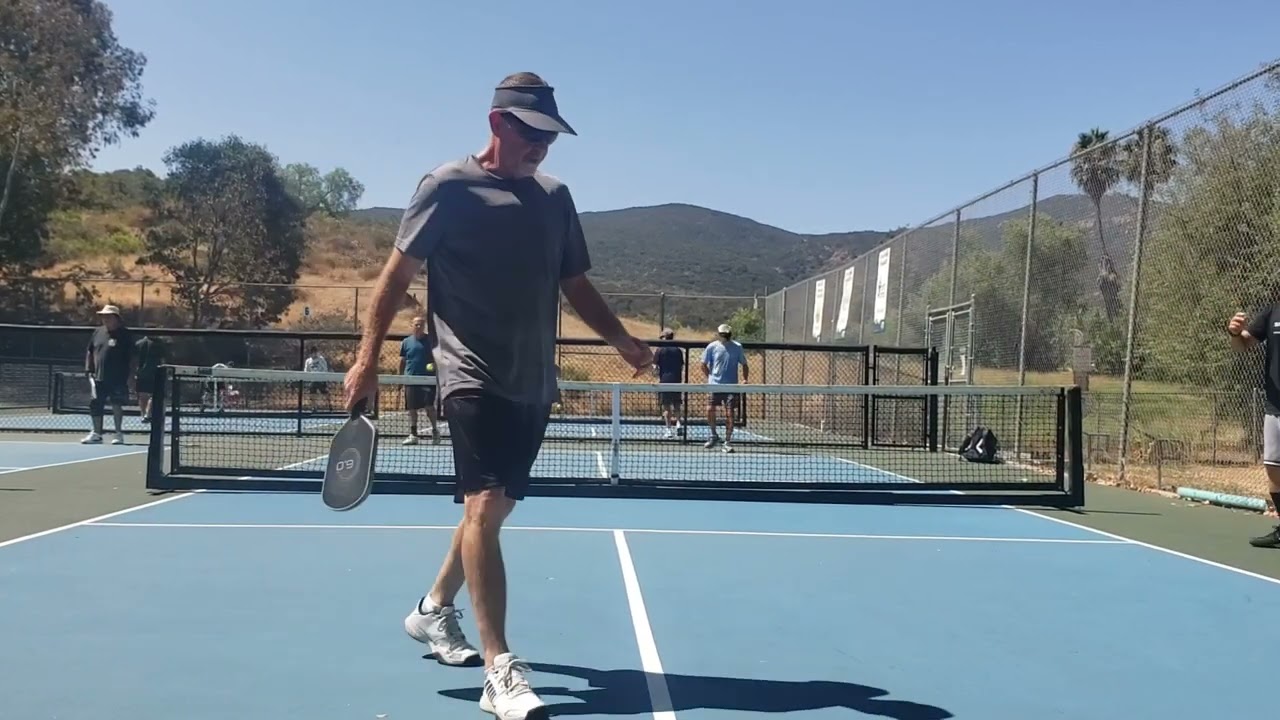 ❤ Great battle | Pickleball  Big Rock | San Diego | SoCal | Lance & Tommy  vs Jeff & Paul Match