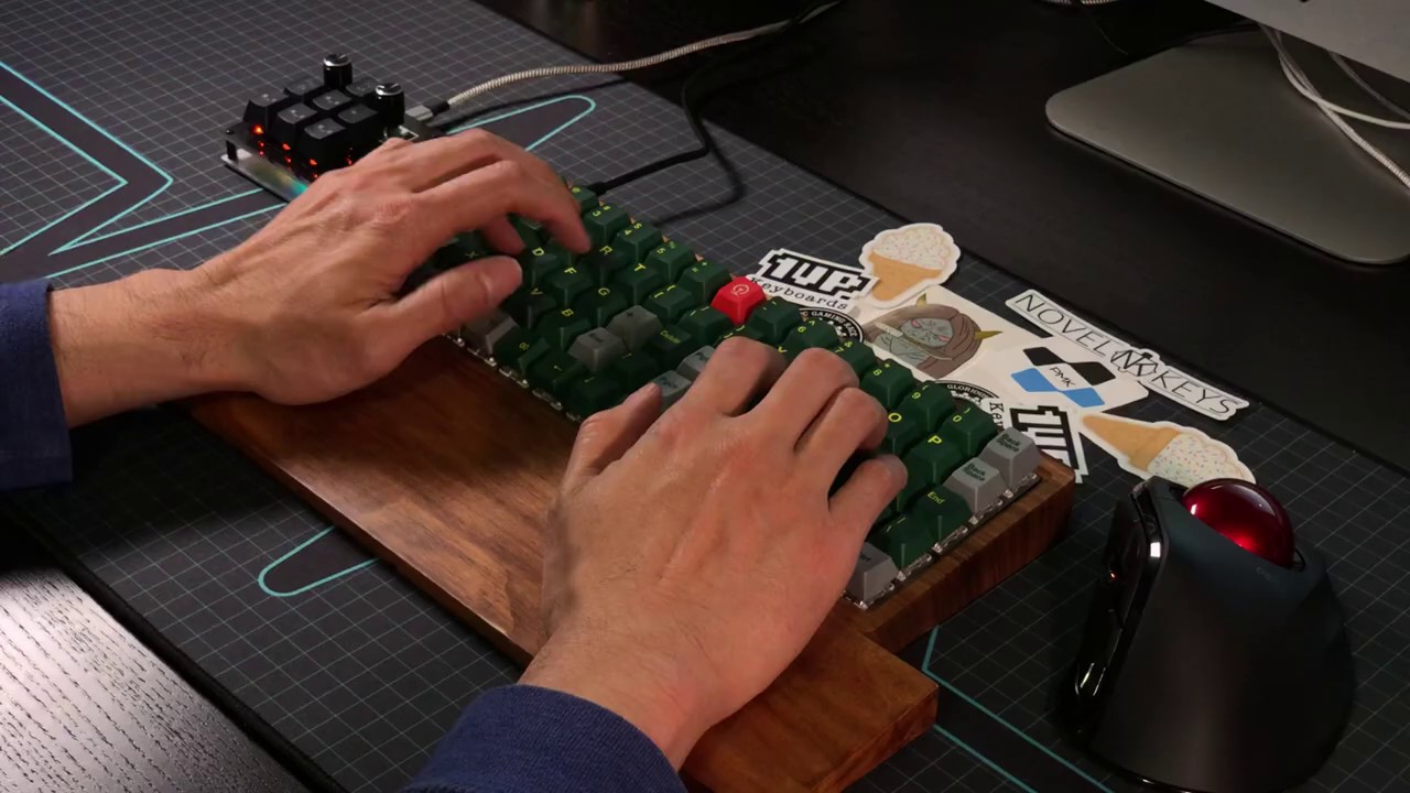 Gateron Green lubed J Spacers Jail House Mod Typing Test