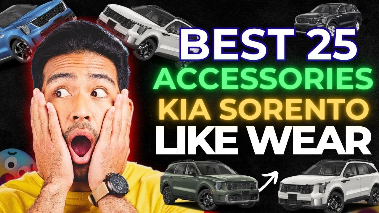 Best 25 Accessories MODS Your Kia Sorento Would Like Wear For Interior Exterior Boot Liners Covers