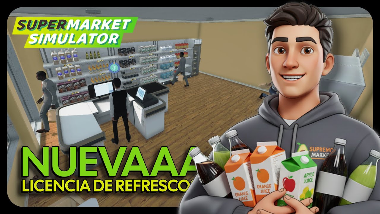 AMIGOS NUEVAAAA LICENCIA!!! | SUPERMARKET SIMULATOR (07) Sintax07YT
