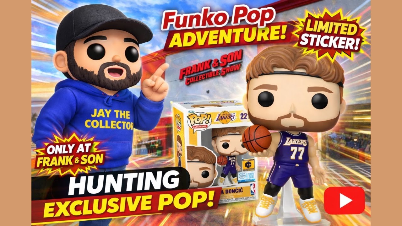 ONLY at Frank & Son! Rare Luka Dončić Lakers Funko Pop Pickup