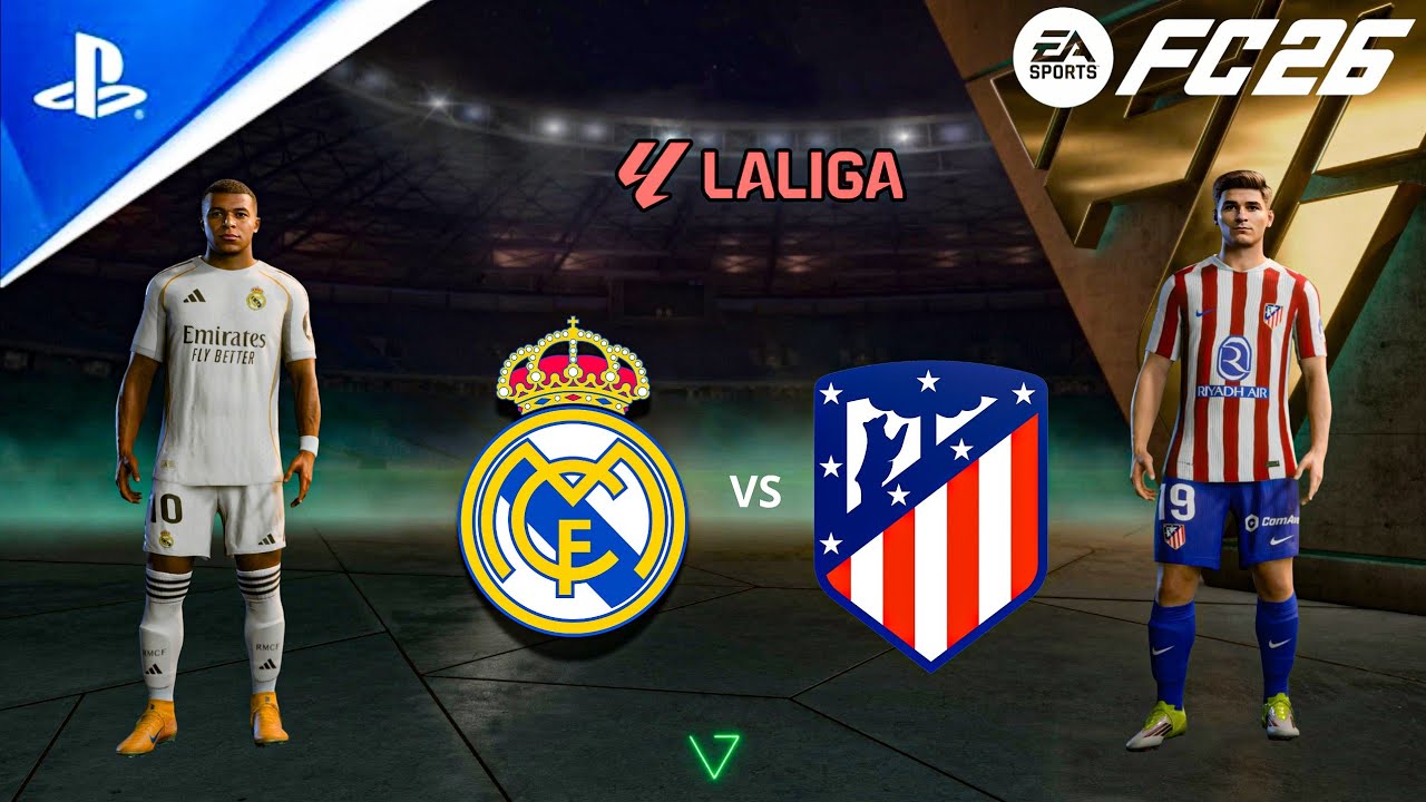 FC 26 - Real Madrid vs Atlético Madrid | La liga  Full Match | PS5™ 4k60]