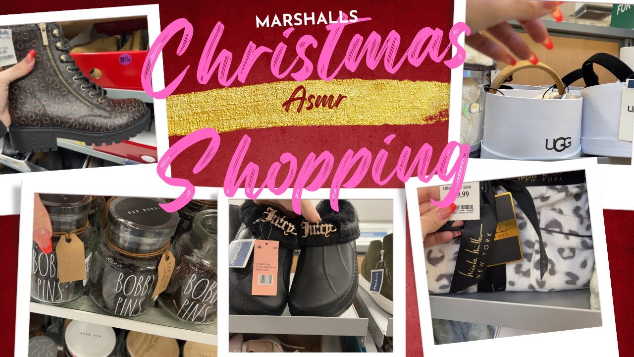 Soft Spoken, Whisper Christmas Shopping at Marshall’s Asmr Shopping Sounds Hangers, Store Ambience