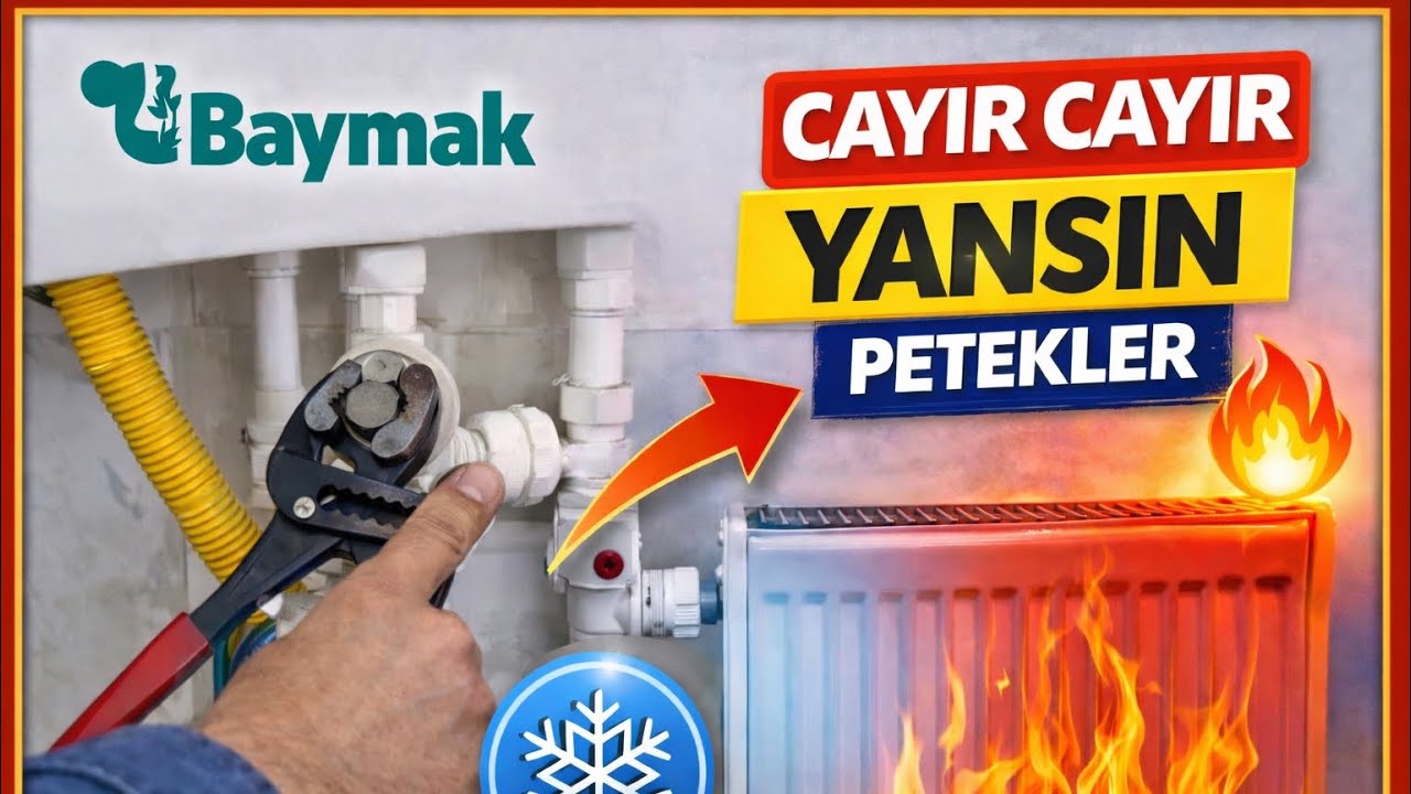 BAYMAK KOMBİ PETEKLER ISINMIYORSA MUHAKKAK BU YÖNTEMİ DENEYİN PETEKLER CAYIR CAYIR YANACAK!