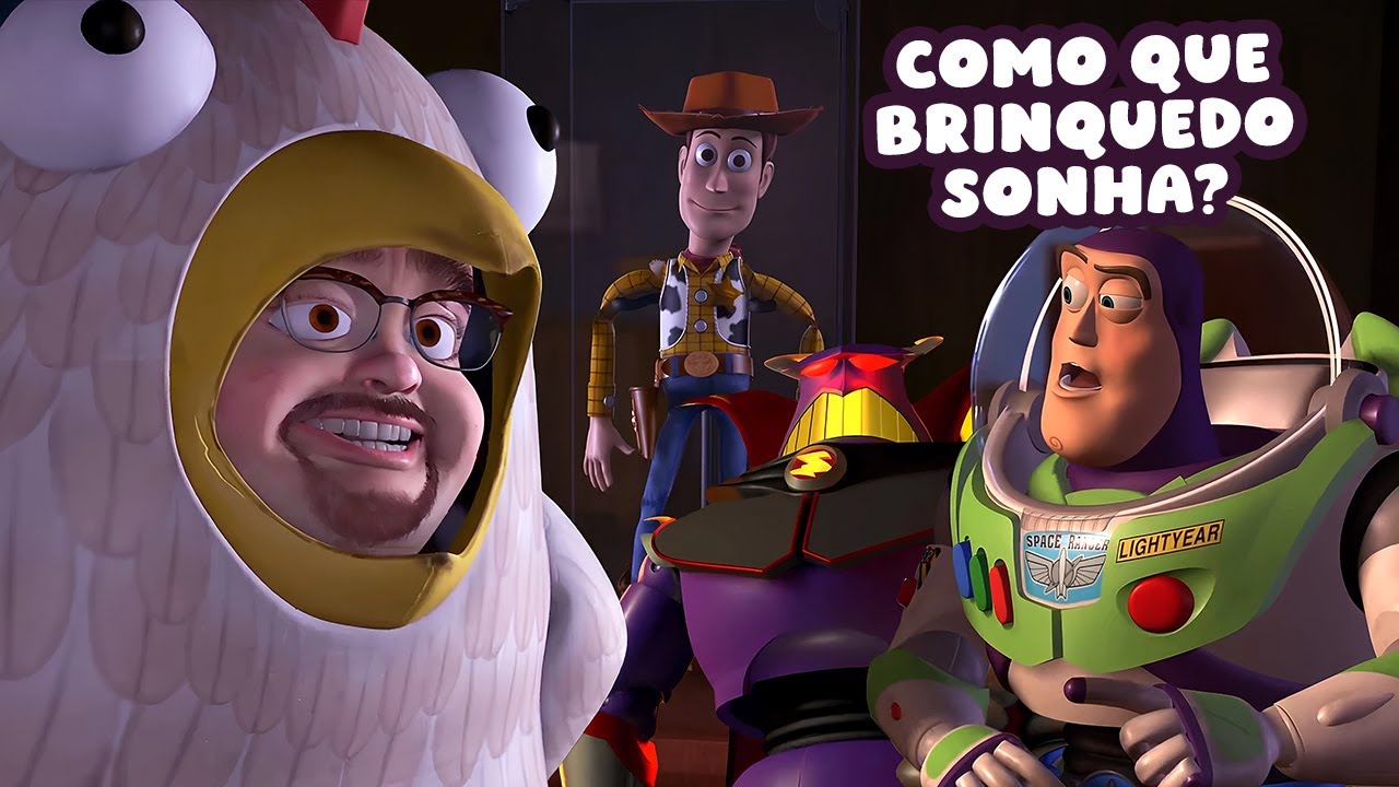 O BUZZ ACHANDO QUE É UM PATRULHEIRO ESPACIAL É MUITO MAIS DIVERTIDO