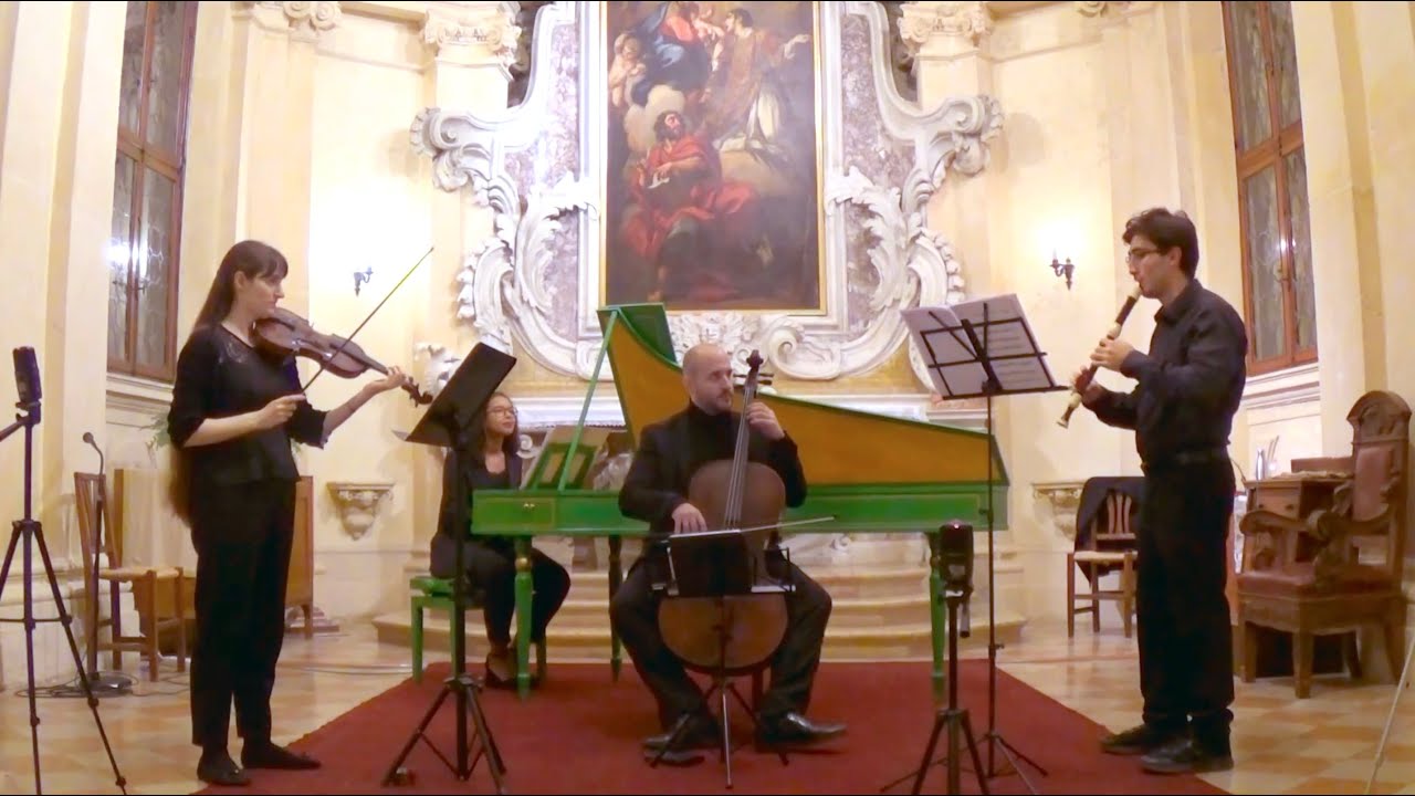 G. Ph. Telemann : Trio sonata for recorder, violin and b.c. in D minor, TWV 42:d10