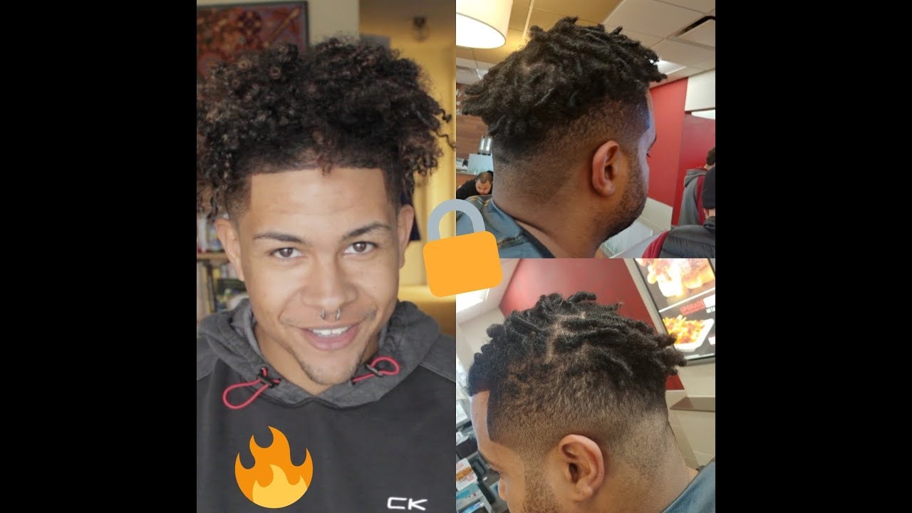 How I retwist starter Locs ft. High top dread fade!