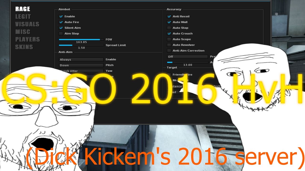 2016 CS:GO HvH Is Here! (server in description)