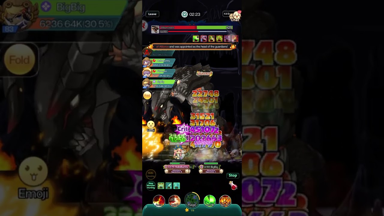 MapleStory R Evolution: Killing Hard Vellum