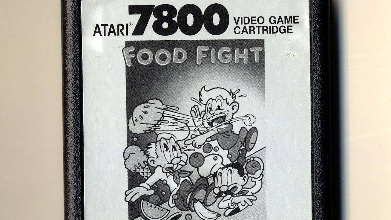 Classic Game Room - FOOD FIGHT review for Atari 7800