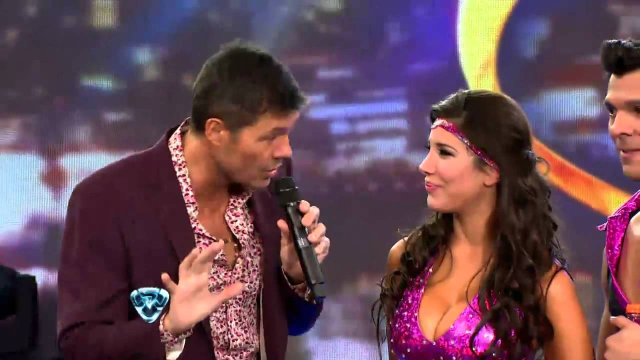 Showmatch 2012 - Andrea Rincón bailó después de la tormenta