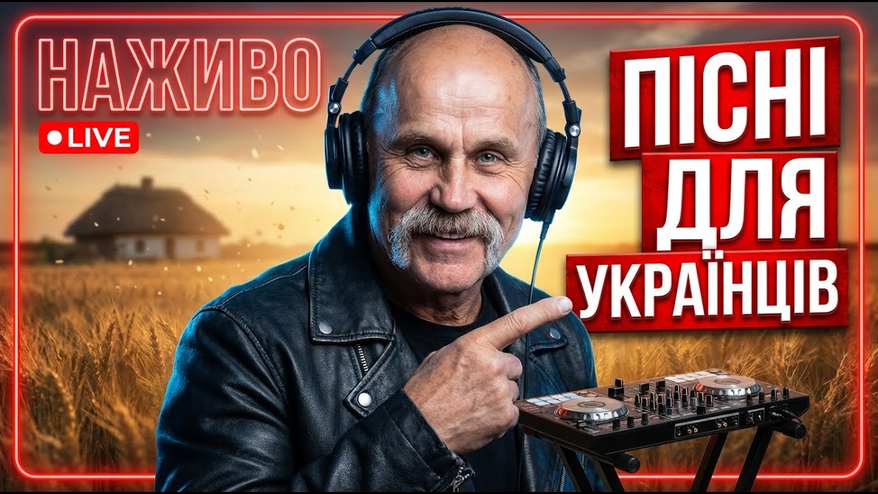 🌿 Українські Найкращі Пісні • DJ Taras Shevchenko • Пісні для Українців • LIVE