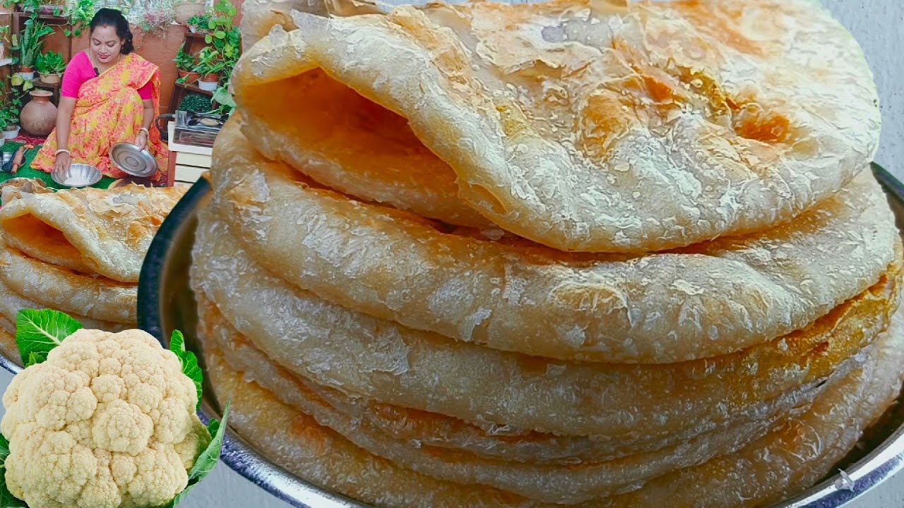 ফুলকপির পরোটা এইভাবে বানালে দুইদিন নরম থাকে!সবথেকে সেরা খেতে হবে|porota recipe