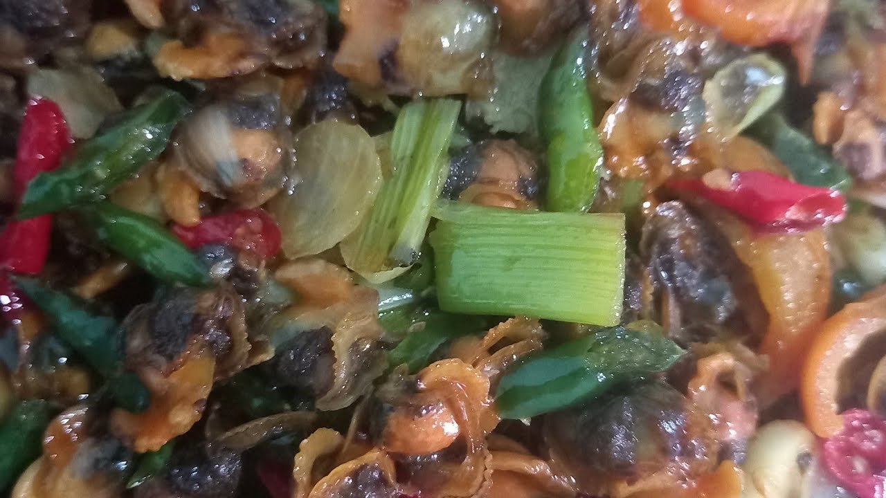 KERANG TUMIS PEDAS #foodie #resepunik #kerang 