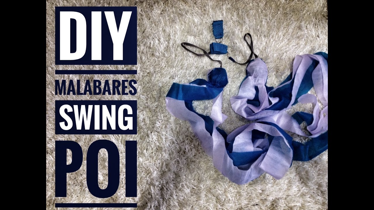 :: DIY:: SWING POI - Malabares de Fita