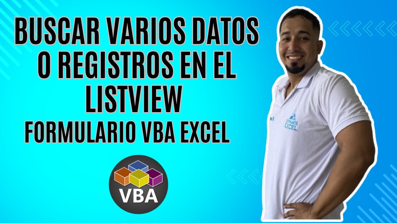 Como Buscar Varios Datos O Registros en el Listview del Formulario VBA Excel Cap 78 #vbaexcel #vba
