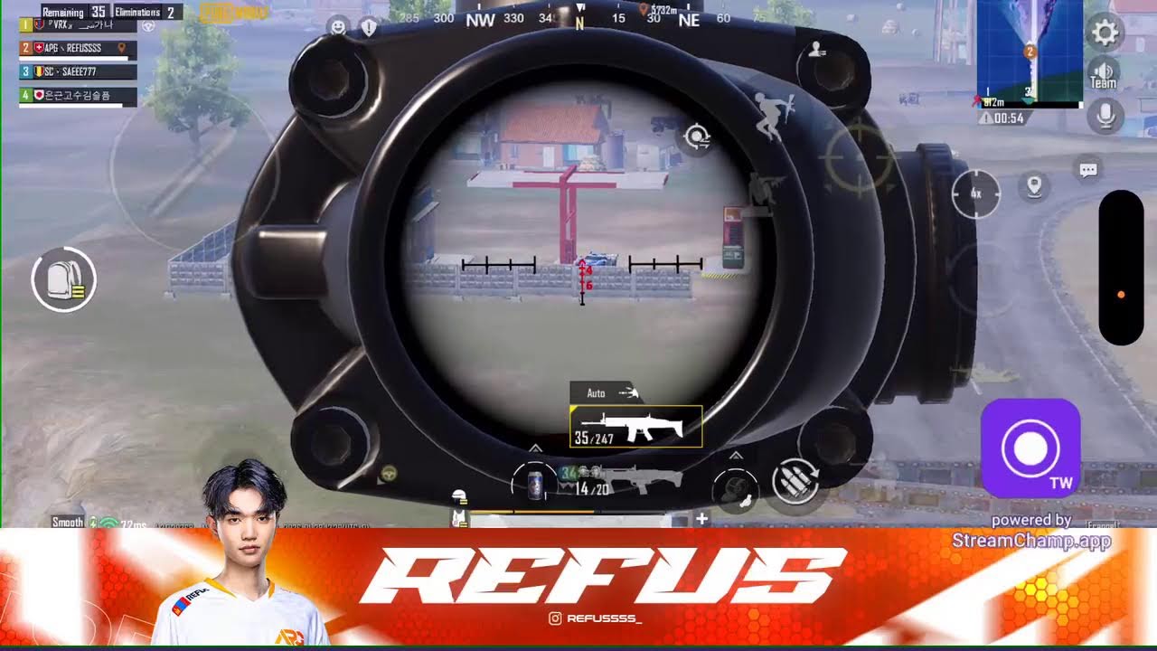 REFUS PUBGM Live Stream