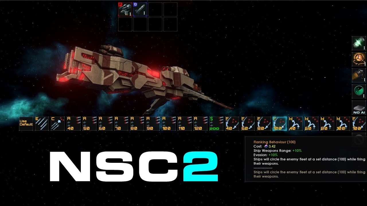 Kiting with missile corvettes (NSC2 Stellaris mod)