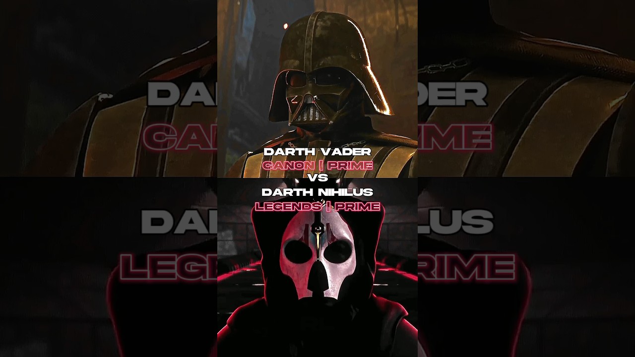 Darth Vader vs Darth Nihilus | #starwars #shorts