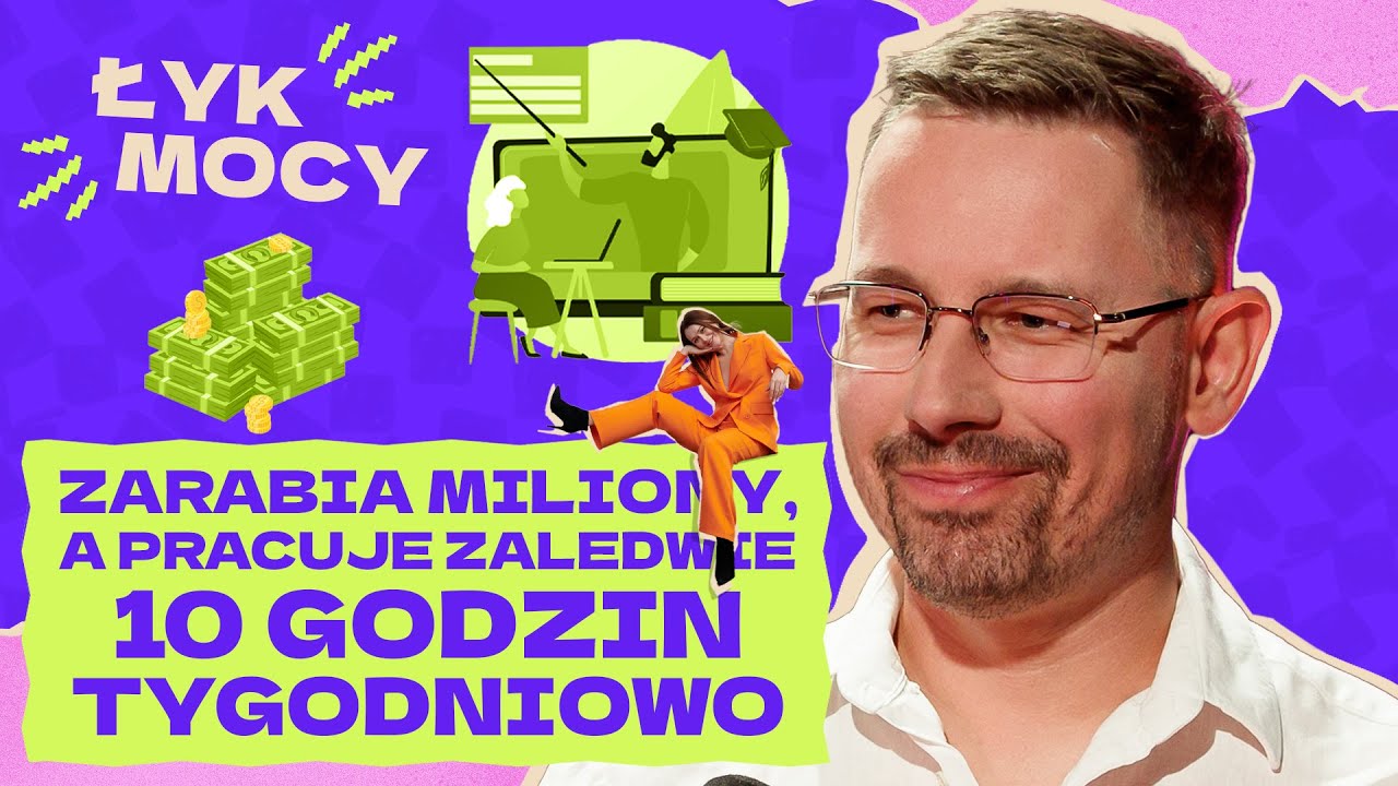 2,5 mln zł jednego dnia. Maciej Aniserowicz opowiada, jak zarabiać na kursach online | Łyk Mocy #4